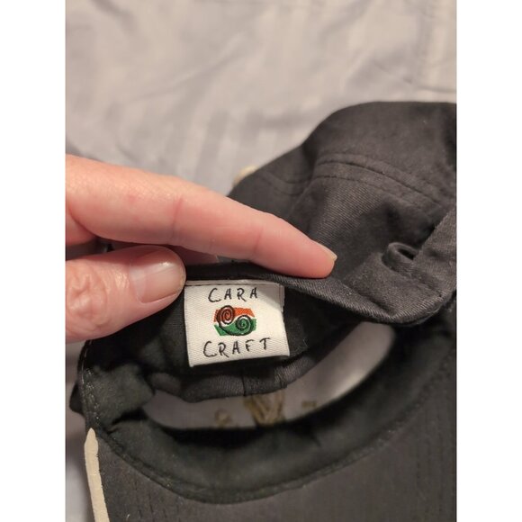 Cara Craft Ireland Black Suede Bill Hat Adjustable - Picture 7 of 7